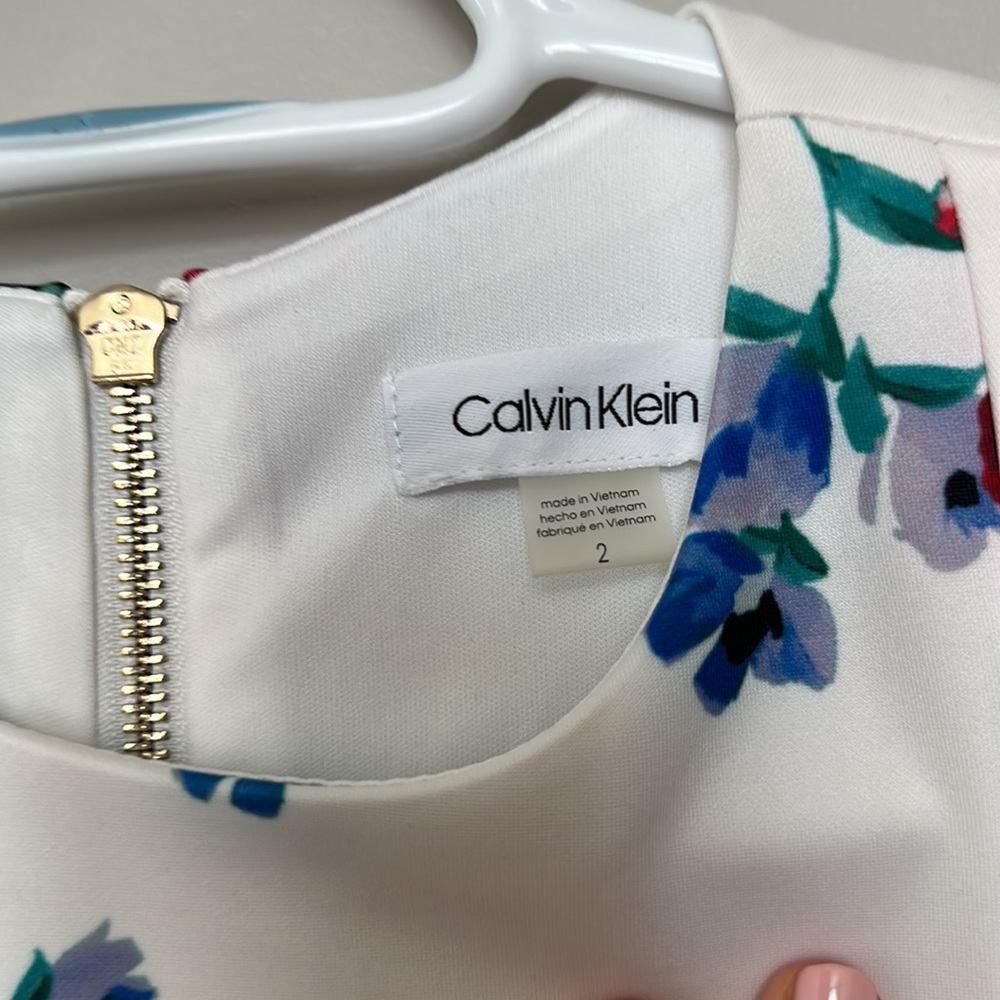 Calvin Klein Sheath Dress - Size 2 - Picture 2 of 8